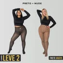 (COMPRE 1 LEVE 2) Meia-calça Peluciada de Lã Translúcida