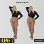 (COMPRE 1 LEVE 2) Meia-calça Peluciada de Lã Translúcida