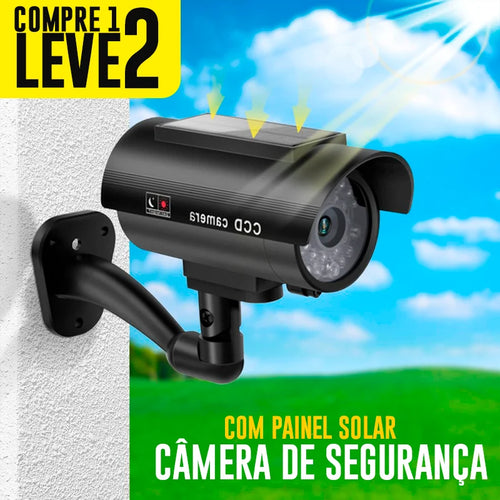 (Compre 1 Leve 2) Câmera de Energia Solar FullHD 4K a Prova D'água
