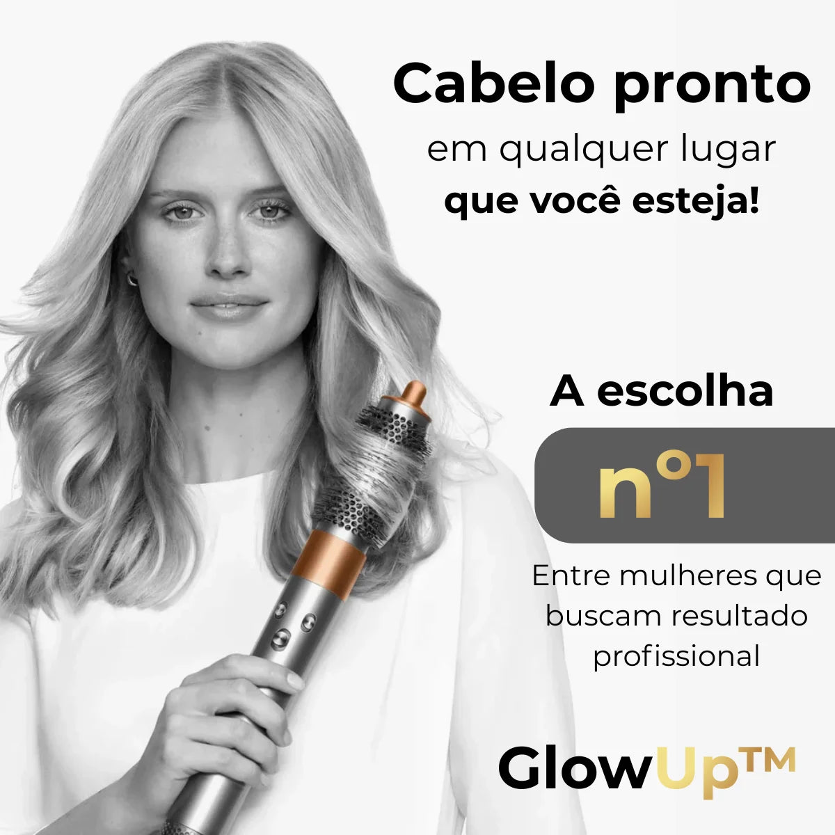 GlowUp™ - Kit Completo Escova Modeladora Dyson 5 em 1 + Brindes