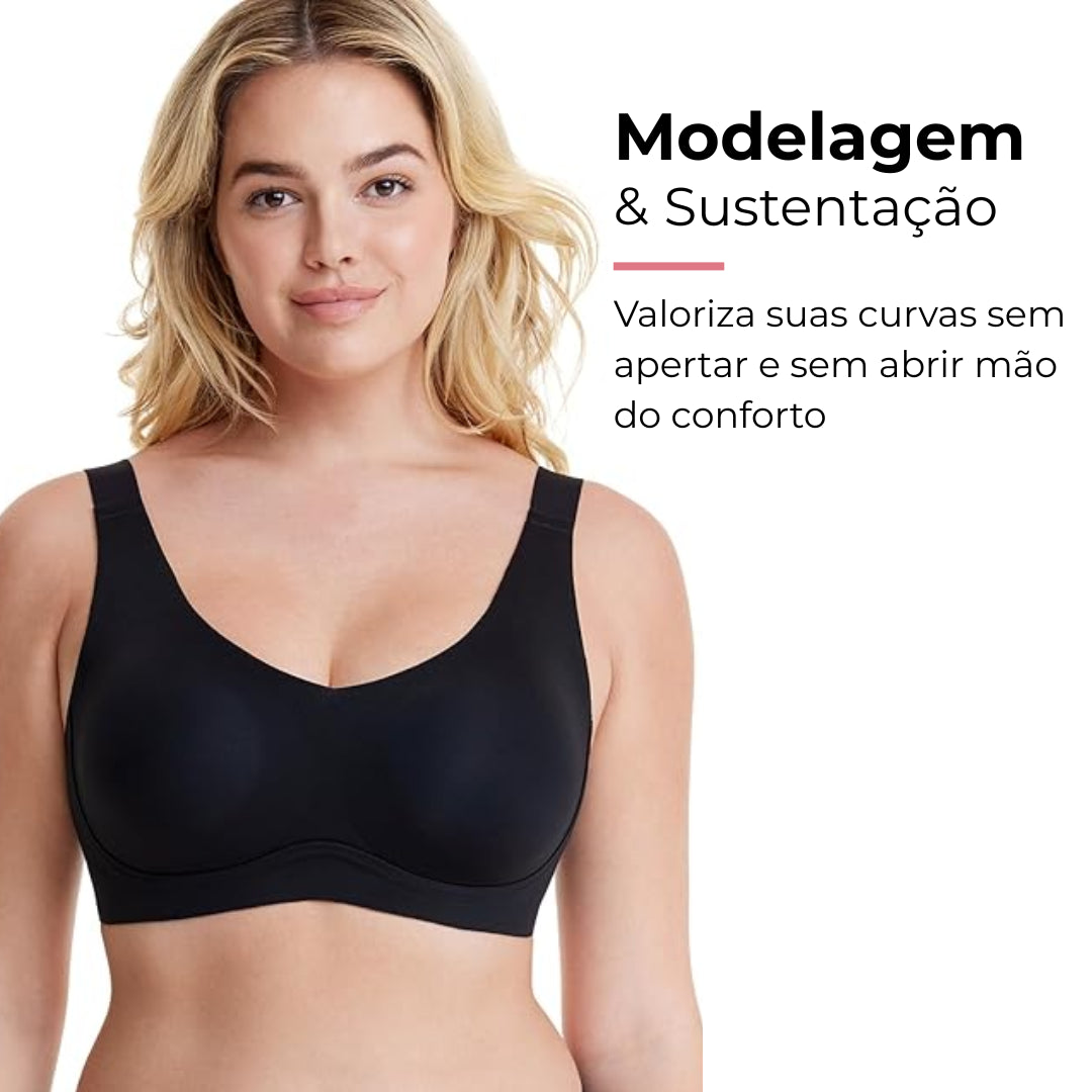 Sutiã Modelador Ginna Comfort - Sustentação e Conforto (COMPRE 1 LEVE 2) + BRINDES