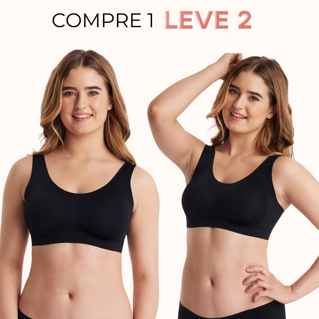 Sutiã Modelador Ginna Comfort - Sustentação e Conforto (COMPRE 1 LEVE 2) + BRINDES