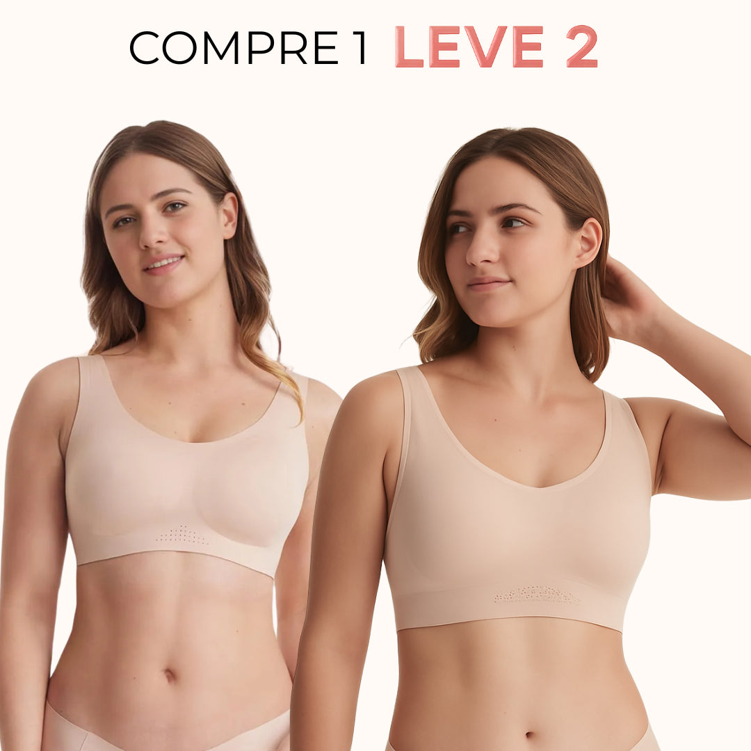 Sutiã Modelador Ginna Comfort - Sustentação e Conforto (COMPRE 1 LEVE 2) + BRINDES