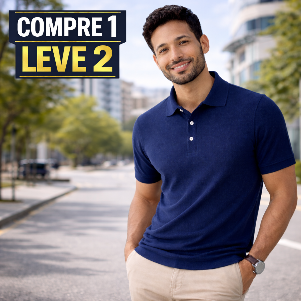 Kit Camisa Polo Monte Carlo - Compre 1 Leve 2