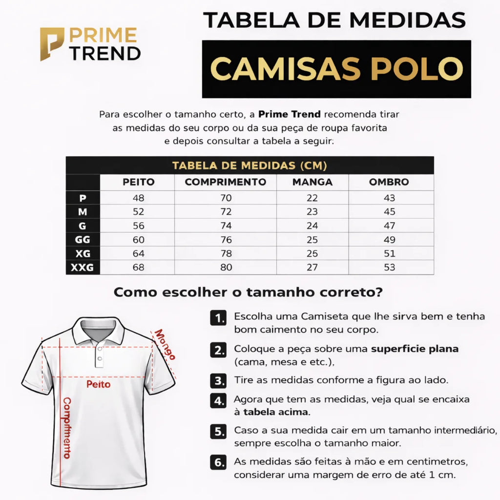 Kit Camisa Polo Monte Carlo - Compre 1 Leve 2