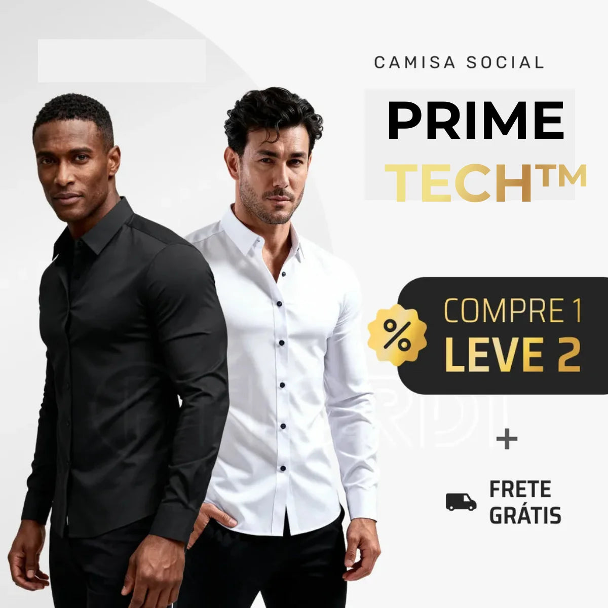 Camisa Social Prime Tech™ (COMPRE 1 LEVE 2)