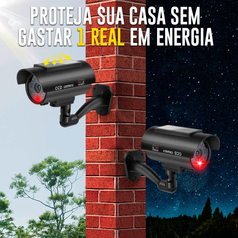 (Compre 1 Leve 2) Câmera de Energia Solar FullHD 4K a Prova D'água
