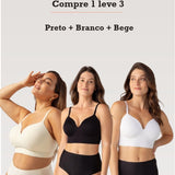 Sutiã Modelador ComfortPlus - Conforto e Sustentação (COMPRE 1 LEVE 3)